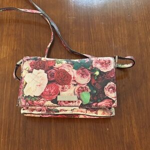 Kate Spade Floral Crossbody Bag - Red and Pink